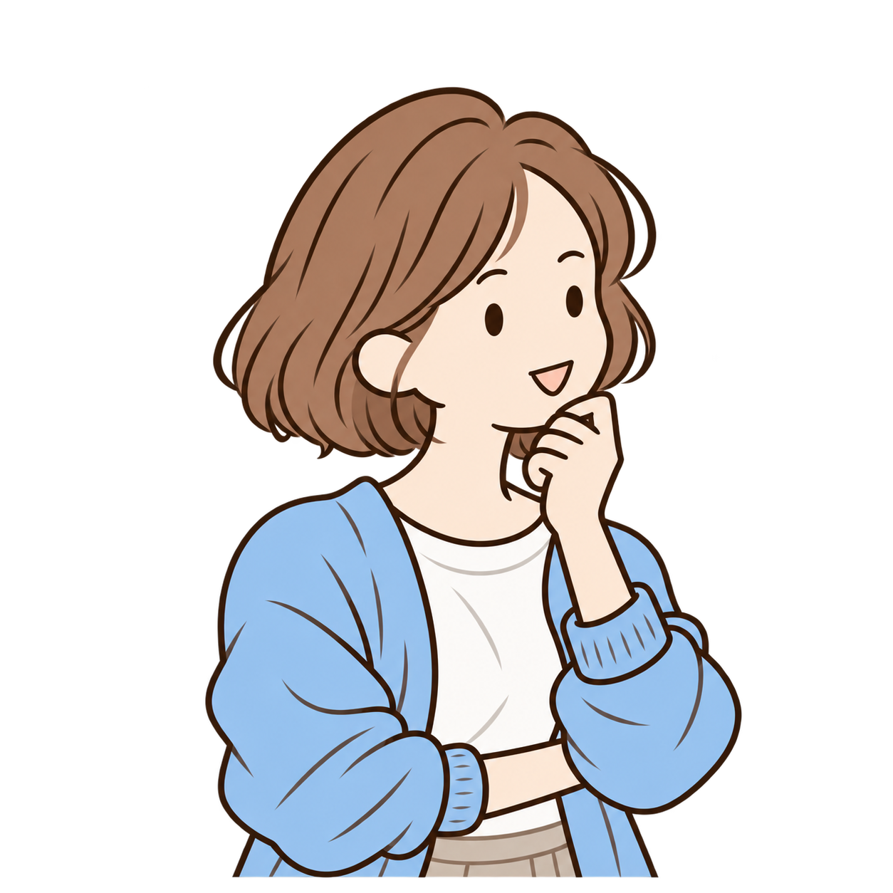 悩んでいる人